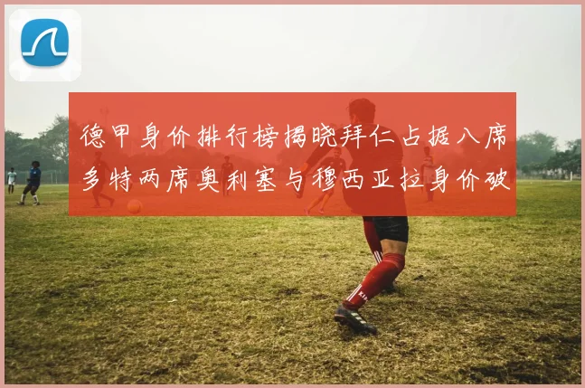 德甲身价排行榜揭晓拜仁占据八席多特两席奥利塞与穆西亚拉身价破亿
